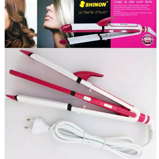 Shinon SH-8088 Hair Straightener  (White)